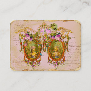 Jardin du rose Nordeens de carte de visite