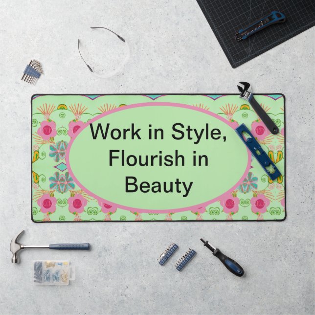 Jardin Éclectique Enchantant : Beauté Florale Dive (Poste de travail)
