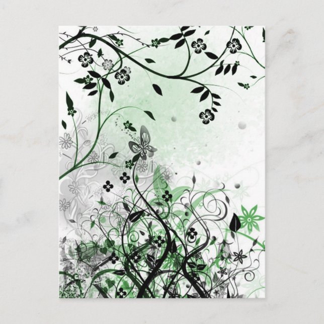 Jardin enchanté - carte postale (Devant)