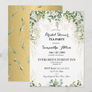 Jardin Enchanté : Invitation de Réception de Maria