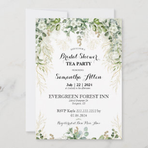 Jardin Enchanté : Invitation de Réception de Maria