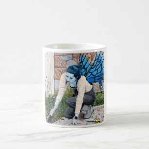 Jardin Fairy foncé Imaginaire Art Café Mug