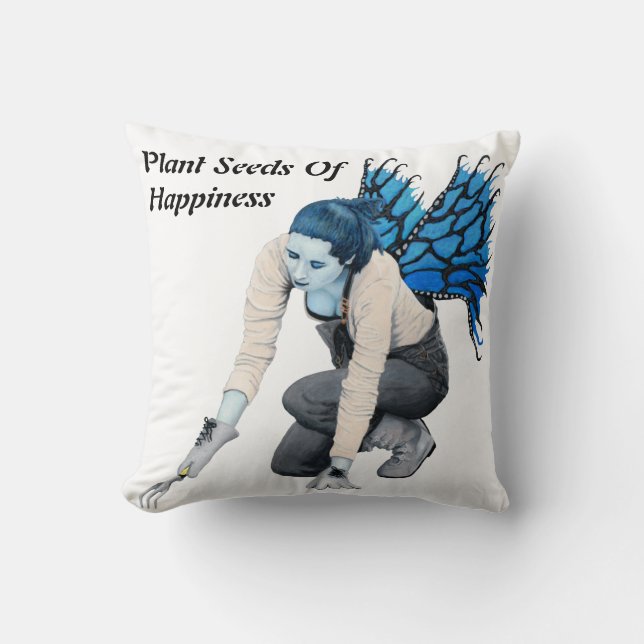 Jardin Fairy foncé Imaginaire Art Jeu Oreiller (Recto)