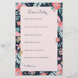 Jardin Floral | Chères cartes pour bébés