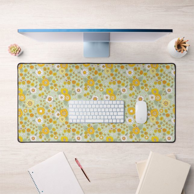 Jardin Floral Jaune Motif (Bureau 1)