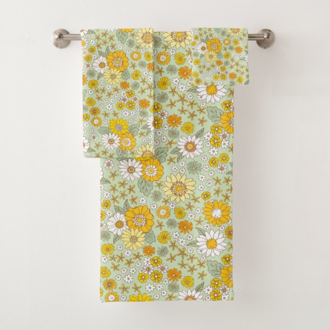 Jardin Floral Jaune Motif (En situation)