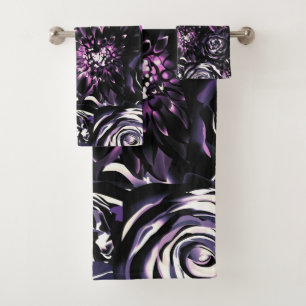 Jardin foncé Vis mauve Fleurs de Glam