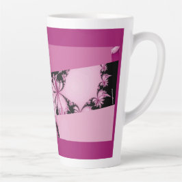 Jardin fractal thulian Latte Mug