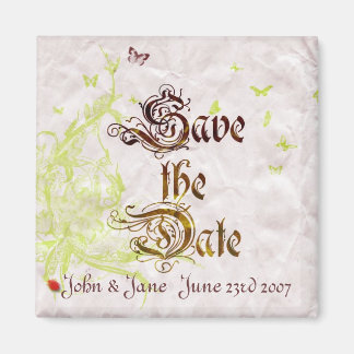 Jardin français Enregistrer la date Magnet