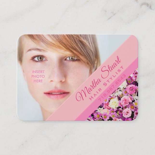 Jardin français - Insertion Photo / Carte de visit (Devant)