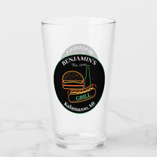 Jardin Grill avec hamburgers Pointe de Verre Bière