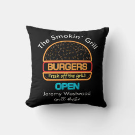 Jardin Grill Master Burgers Signer Lancer Oreiller