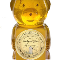 Jardin Hives Honey Étiquette Gold Grunge