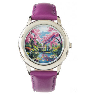 Jardin japonais de cerisier Montre