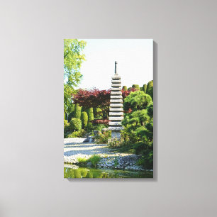 Jardin Japonais Toile Encadrée