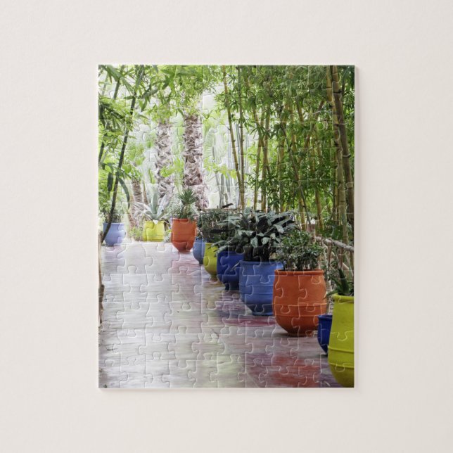 Jardin Majorelle, Majorelle Garden, jetzt öffentli (Vertikal)
