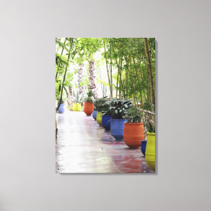 Jardin Majorelle, Majorelle-Garten, jetzt öffentli Leinwanddruck
