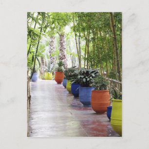 Jardin Majorelle, Majorelle-Garten, jetzt öffentli Postkarte
