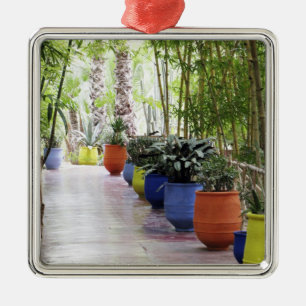Jardin Majorelle, Majorelle-Garten, jetzt öffentli Silbernes Ornament