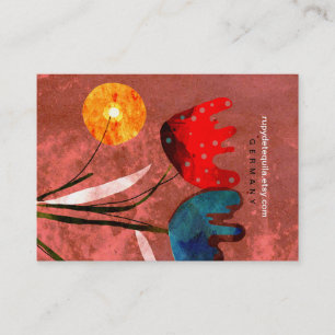 Jardin naturel des fleurs Carte de visite