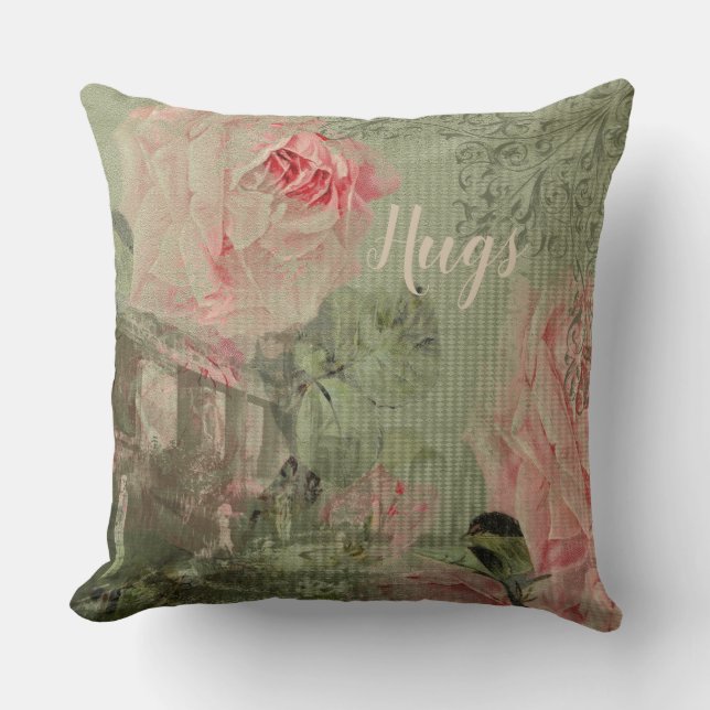 Jardin romantique - Coussin (Recto)