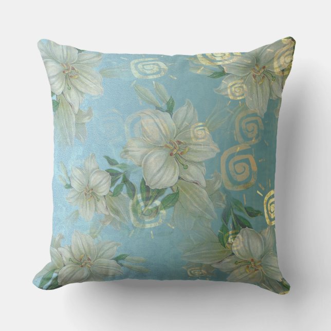 Jardin romantique - Coussin (Recto)