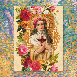 Jardin Saint Rose Carte postale en Jaune