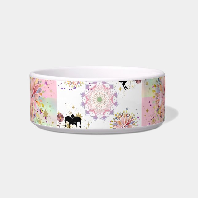 Jardin Secret Avec Arlequin... écuelle pour animau (Devant)