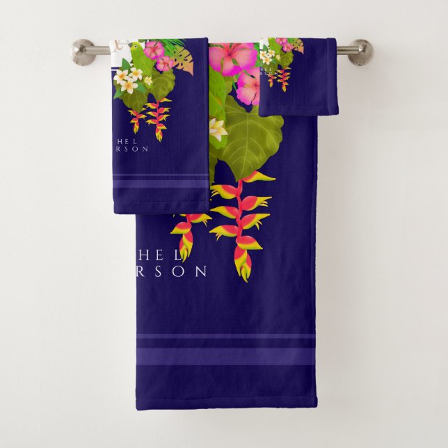 Jardin tropical Monogramme Marine (En situation)