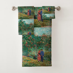 Jardin Van Gogh à Montmartre avec amoureux