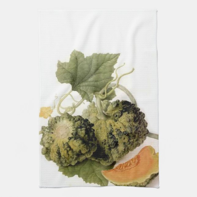 Jardin vintage Cuisine Gourd Serviette (Vertical)