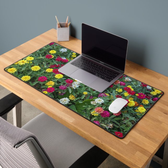 Jardin Zinnia coloré Floral (Bureau 2)