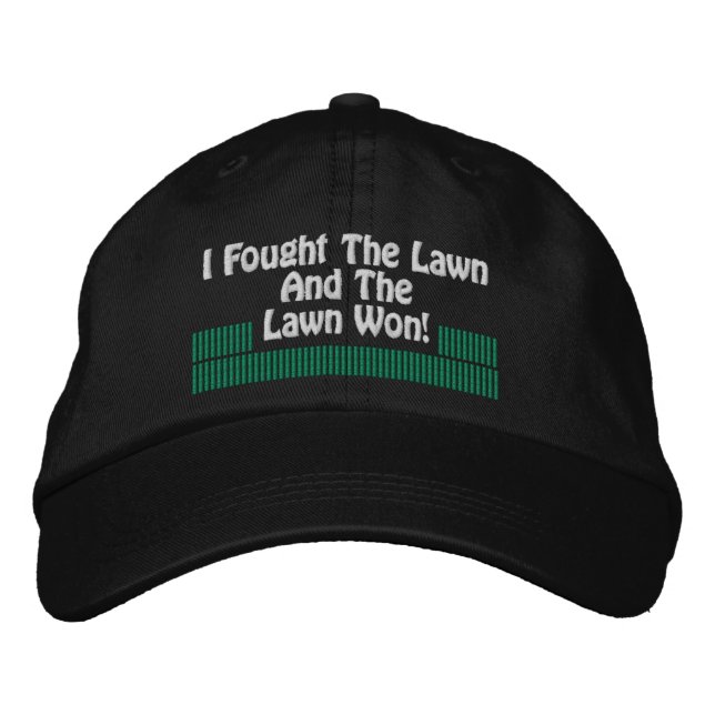 Jardinage Casquette de baseball brodé (Devant)