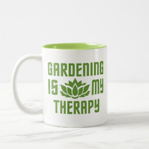 Jardinage de tasses monogrammes personnalisées