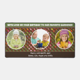 Jardinage Multi Photo Anniversaire Créez votre pro
