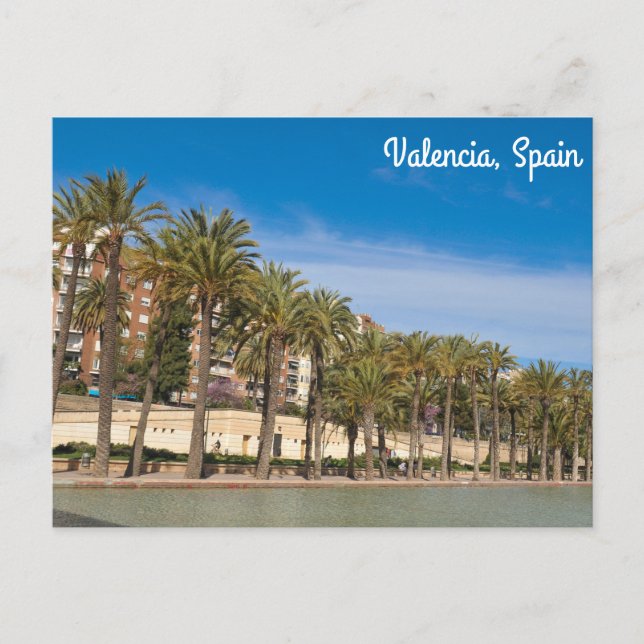 Jardines del Turia Postkarte (Vorderseite)