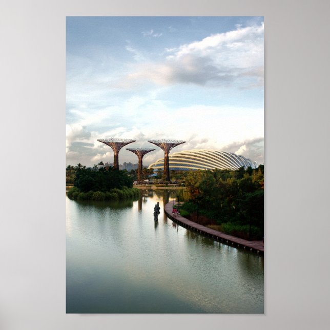 Jardins de la Baie, Singapour - Poster (Devant)