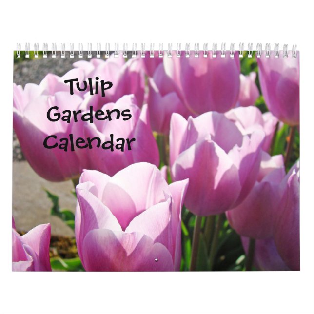 Jardins de Tulip Calendrier Fleurs de la nature Co (Protection)