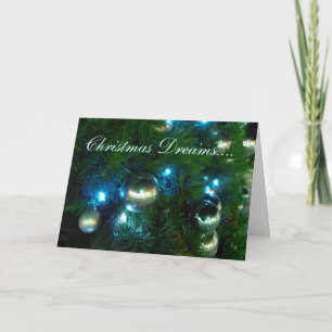 Jardins du jour nouveau Carte de rêves de Noël