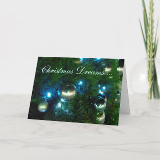 Jardins du jour nouveau Carte de rêves de Noël