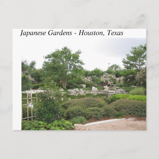 Jardins japonais - Houston, Texas - Carte postale (Devant)