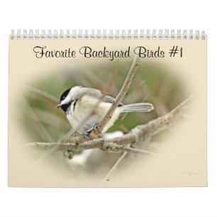 Jardins préférés du calendrier Oiseaux no 1