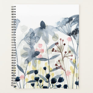Jardins stratifiés - Fleurs aquarelles