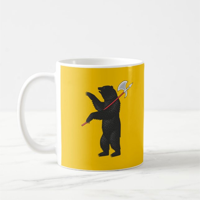 Jaroslawische Flagge Kaffeetasse (Links)