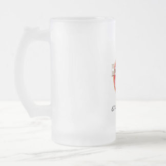 Jarra de cerveza de cristal esmerilado con diseño  mattglas bierglas