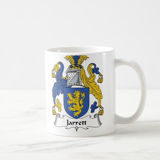 Jarrett Familienwappen Kaffeetasse (Rechts)