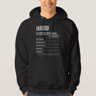 Jarrod Serving Size Nutrition Label Calories Hoodie
