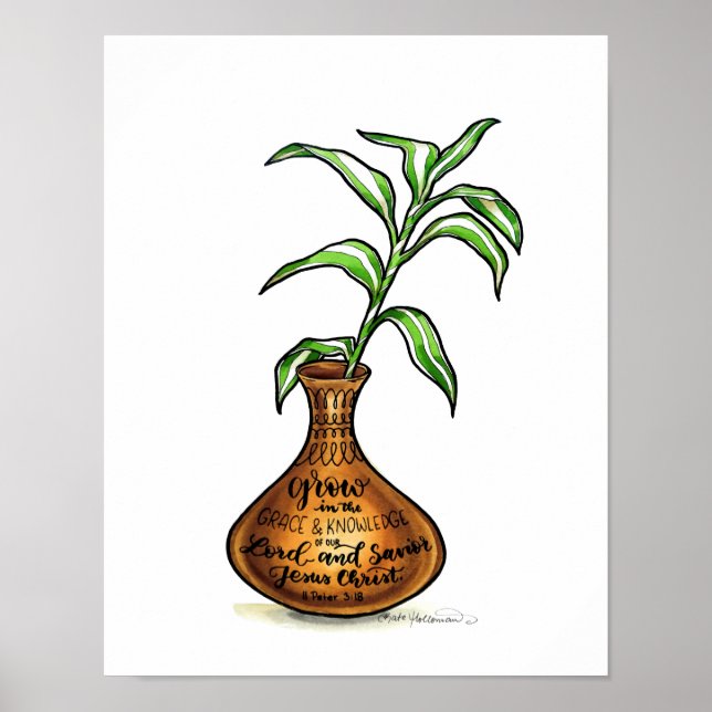 Jars of Clay - Erwachsen in Gnade - Aquarellkunst Poster (Vorne)
