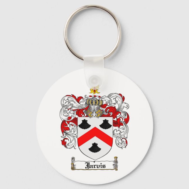 JARVIS-FAMILIENWAPPEN - WAFFENSCHUTZMUSTER SCHLÜSSELANHÄNGER (Vorderseite)