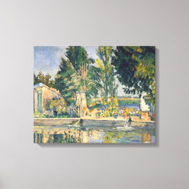 Jas de Bouffan The Pond - Paul Cezanne - c1876 Leinwanddruck
